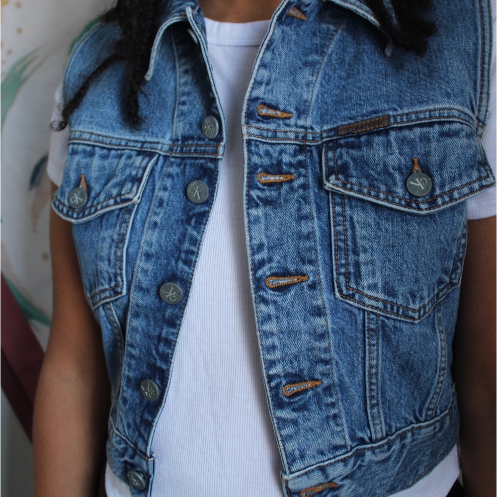 Vintage 80s/90s Union Made Calvin Klein Denim Vest